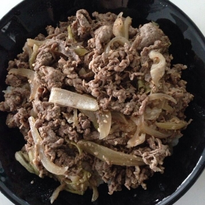 焼肉丼 レシピ 作り方 By さゆり0484 楽天レシピ